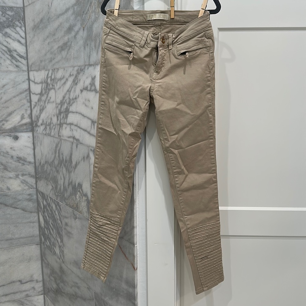 Zara khaki jeans
